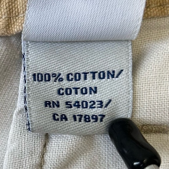 Old Navy Men's Flat Front Chino Shorts Loose Fit Beige Size 33 - Picture 11 of 14